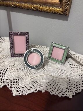 Decorative Victoria’s Secret Photo Frames - Set of 3. Art deco style